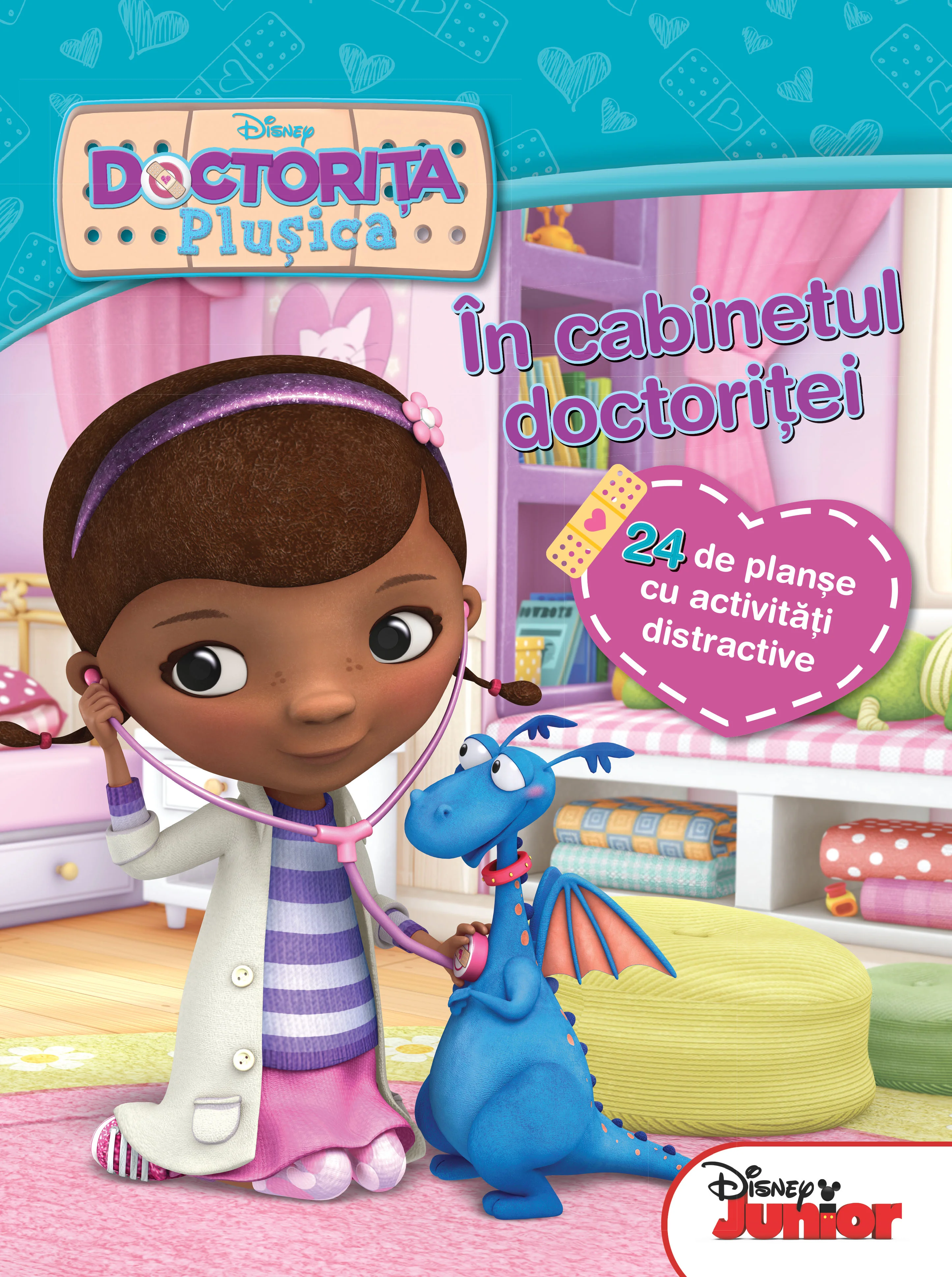Doctorița Plușica. În cabinetul doctoriței. 24 de planșe cu activități distractive