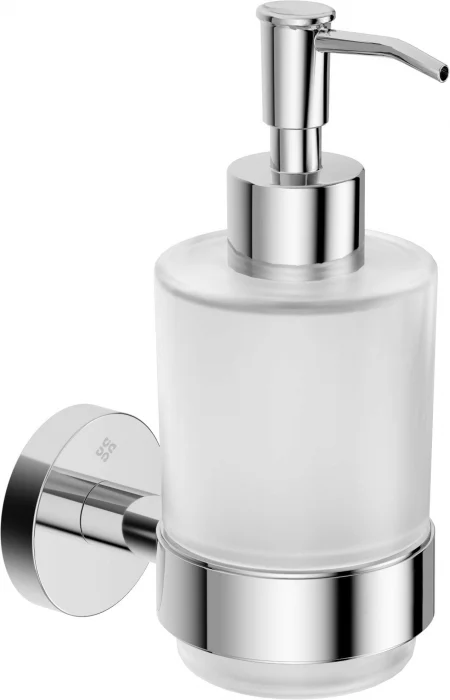 Dozator de sapun, 200 ml, crom, montare pe perete, Deante Jasmin