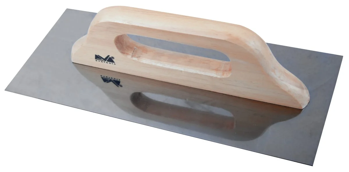 Drisca Inox Dreapta Cu Maner Lemn 480x130 mm, Evotools 676460