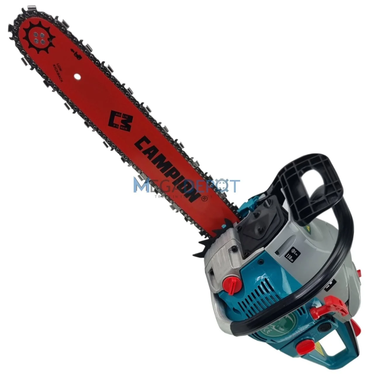 Drujba Motofierastrau pe Benzina 8.5CP Campion CMP1312, 52 CMC, Lama 40CM – CMP1312