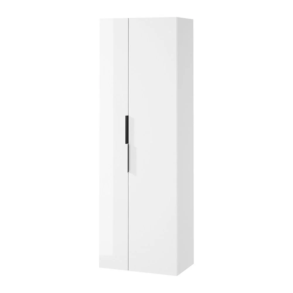 Dulap baie suspendat Cersanit City, 2 usi, 180 cm, alb