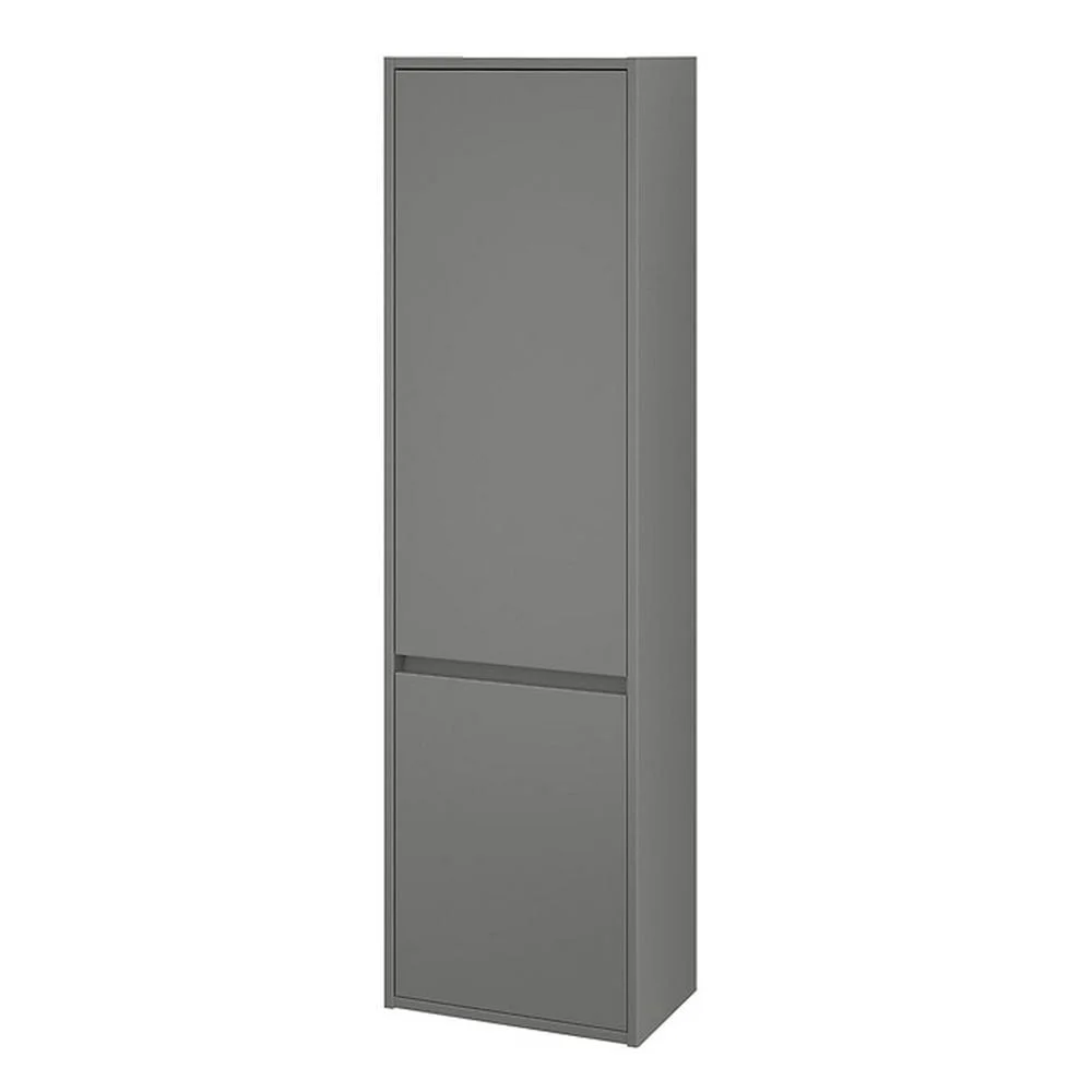 Dulap baie suspendat Cersanit Crea, 2 usi, 140 cm, gri