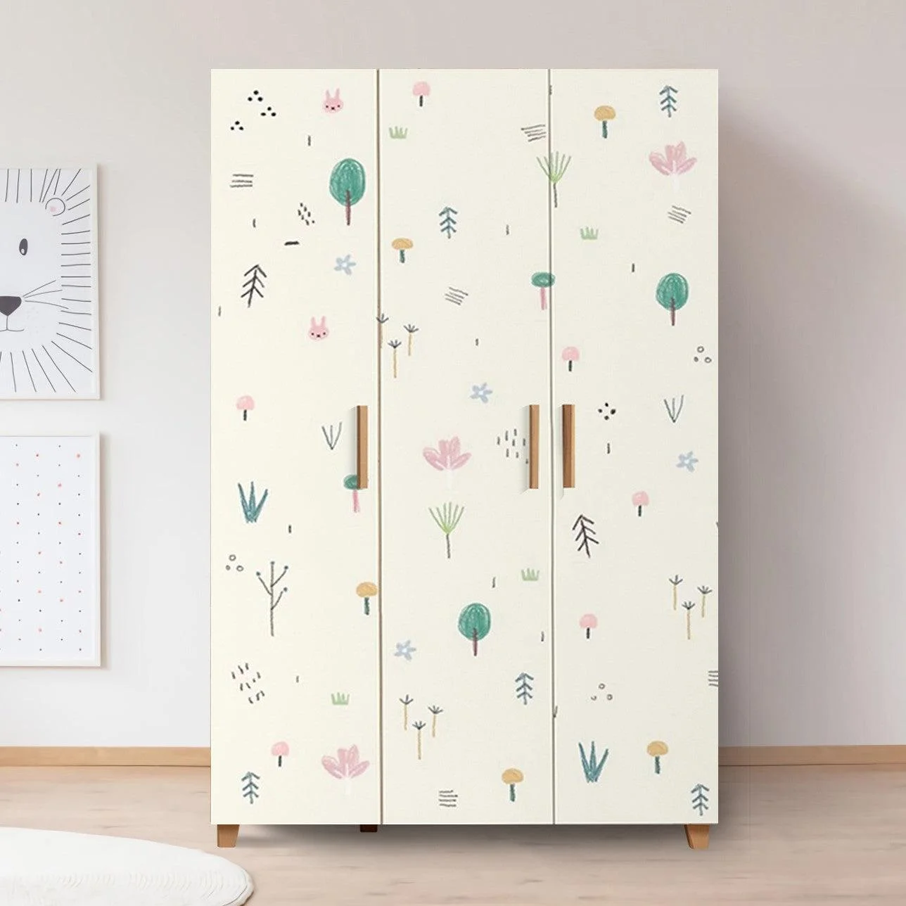 Dulap Haine Hedera 2, Stejar, 189x48x120 cm