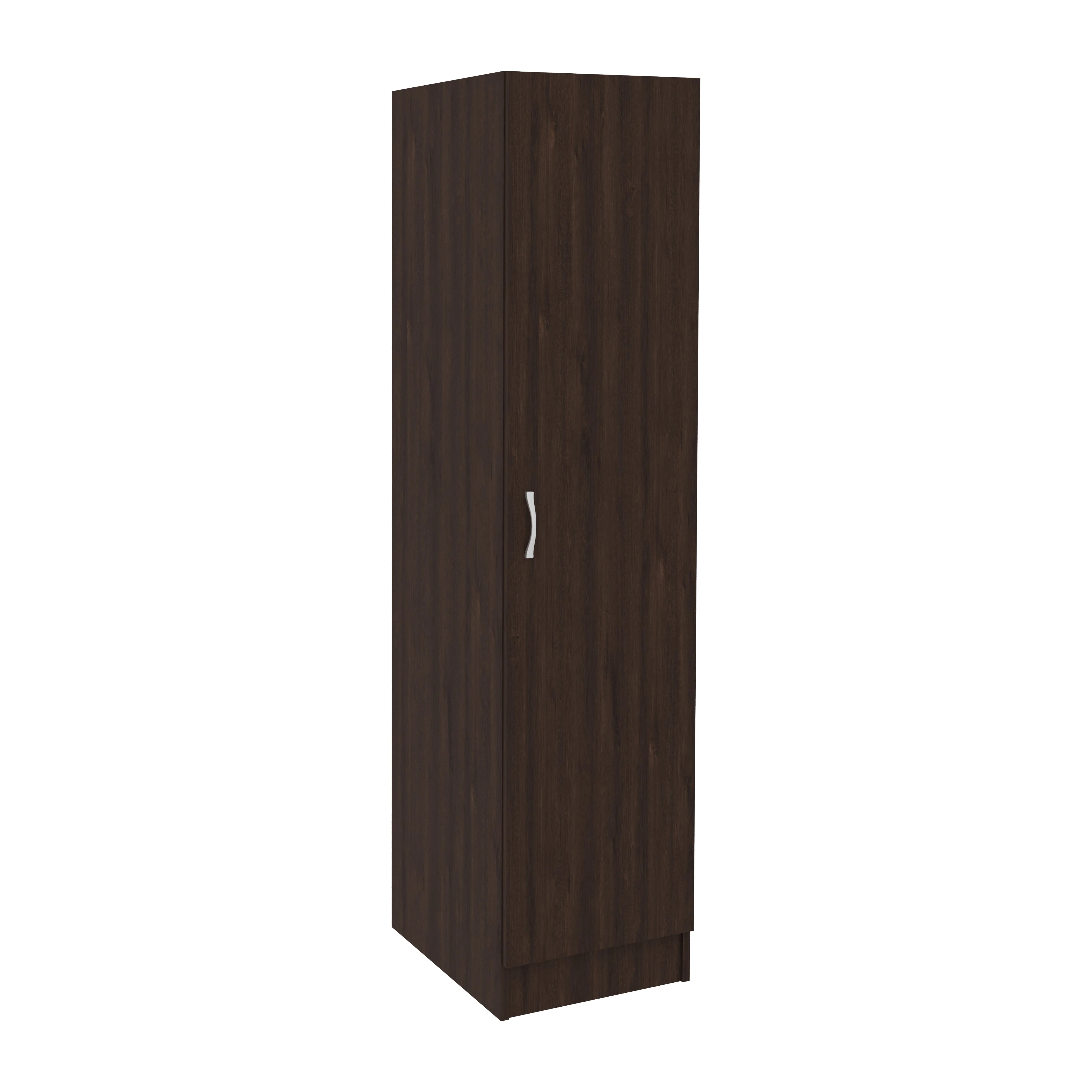 Dulap Remi, O Usa, cu polite, Stejar Bronz, 40 x 51 x 170 cm