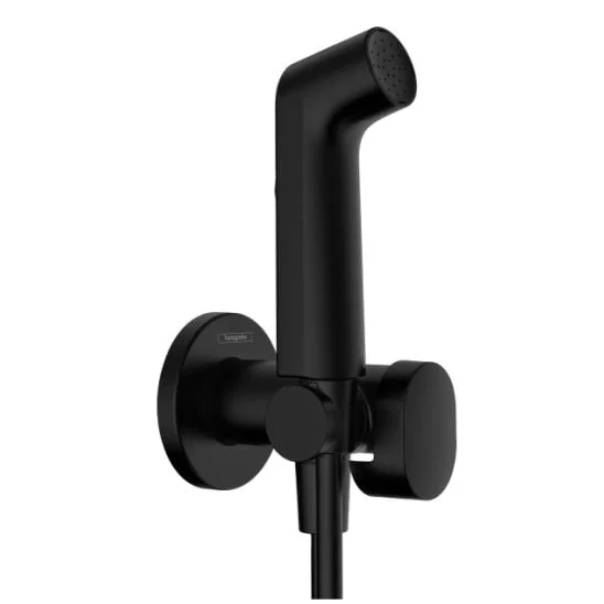 Dus igienic, negru mat, Hansgrohe Bidette