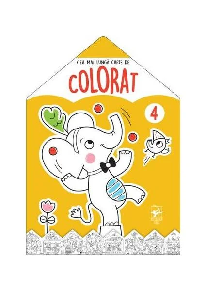 Elefantul. Cea mai lungă carte de colorat - Paperback brosat - *** - Editura ARC