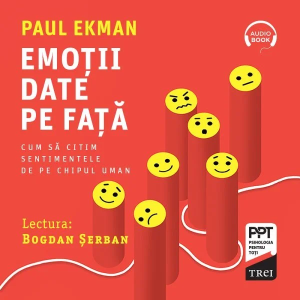 Emoţii date pe faţă. Cum să citim sentimentele de pe chipul uman - Audiobook - Paul Ekman