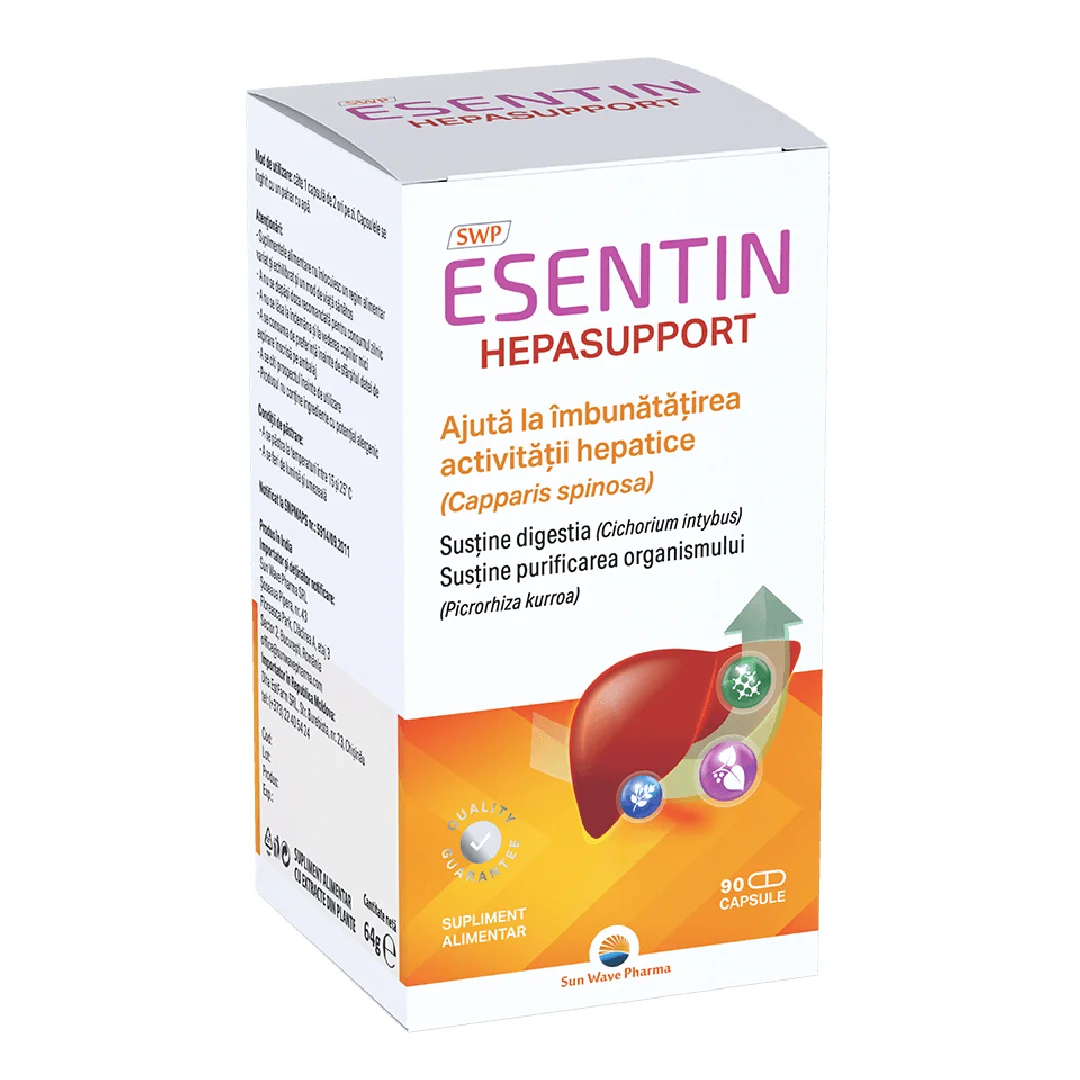 Esentin Hepasuport, 90 capsule, Sun Wave Pharma