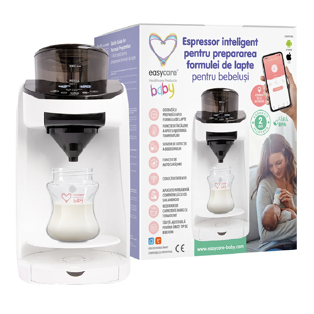 Espressor inteligent pentru prepararea formulei de lapte, EasyCare Baby