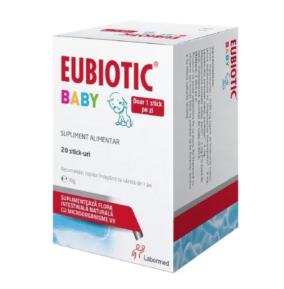 Eubiotic Baby, 20 stickuri, Labormed