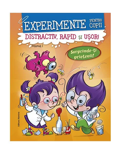 Experimente pentru copii – portocaliu - Paperback brosat - Alexandre Wajnberg - Nomina