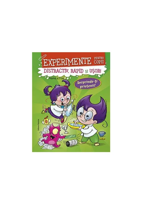 Experimente pentru copii - verde