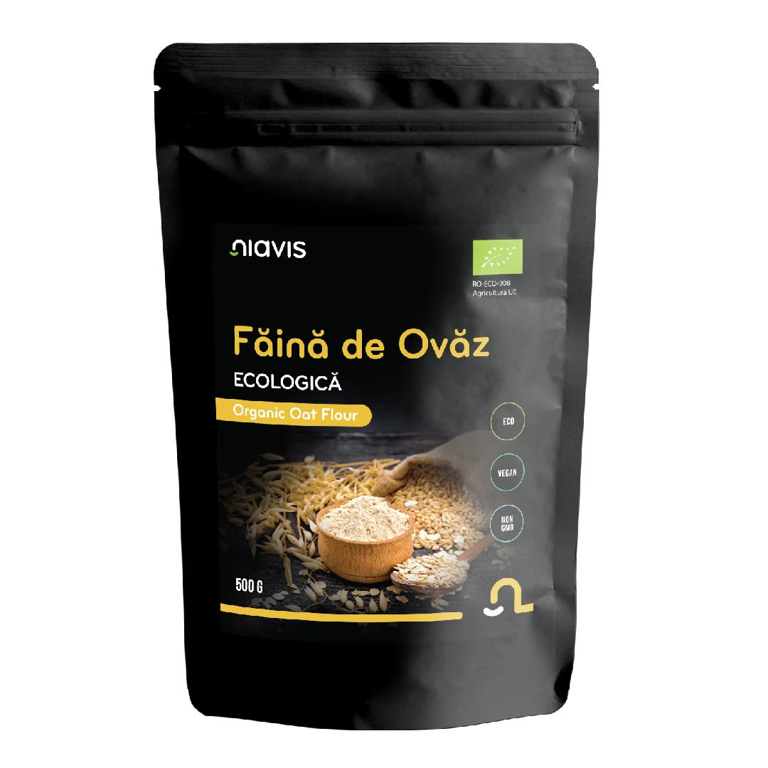 Faina de ovaz ecologica, 500g, Niavis