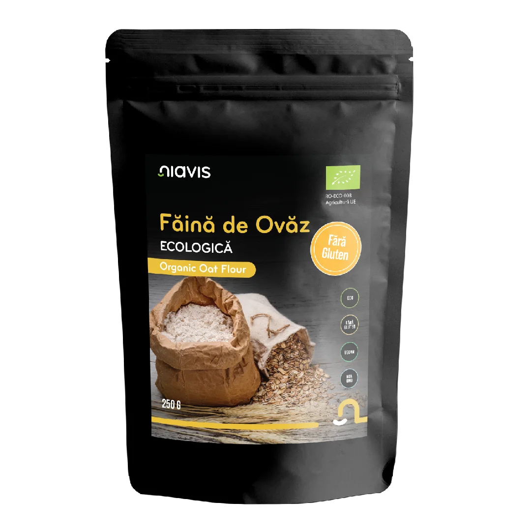 Faina de ovaz fara gluten, 250g, Niavis
