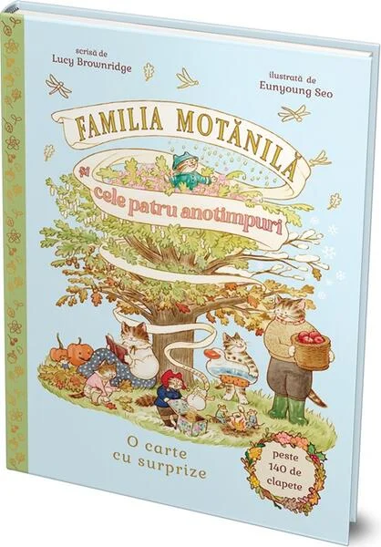 Familia Motănilă și cele patru anotimpuri - Hardcover - Lucy Brownridge - Didactica Publishing House