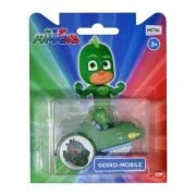 Figurina cu vehicul PJ Masks, Eroi in pijama