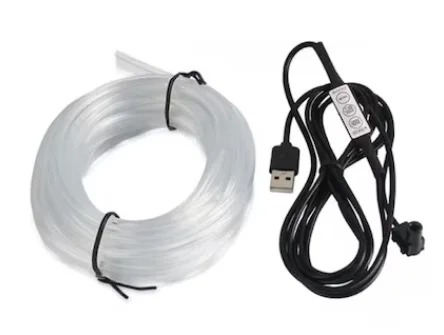 Fir RGB 3m lumina ambientala auto cu alimentare USB