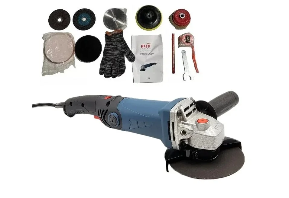 Flex Polizor unghiular 125mm, 3000w, 10 accesorii, variator turatie, 11000rpm, Ural Campion CMP1161