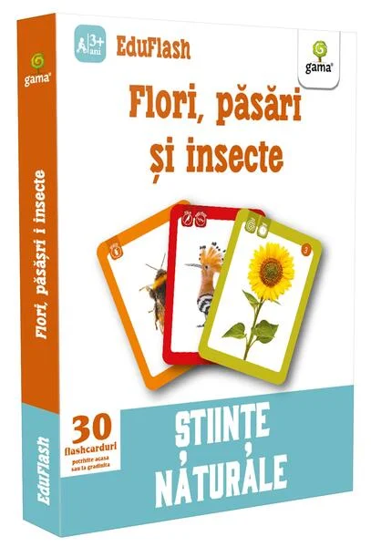 Flori, păsări și insecte. EduFlash - Paperback brosat - *** - Gama