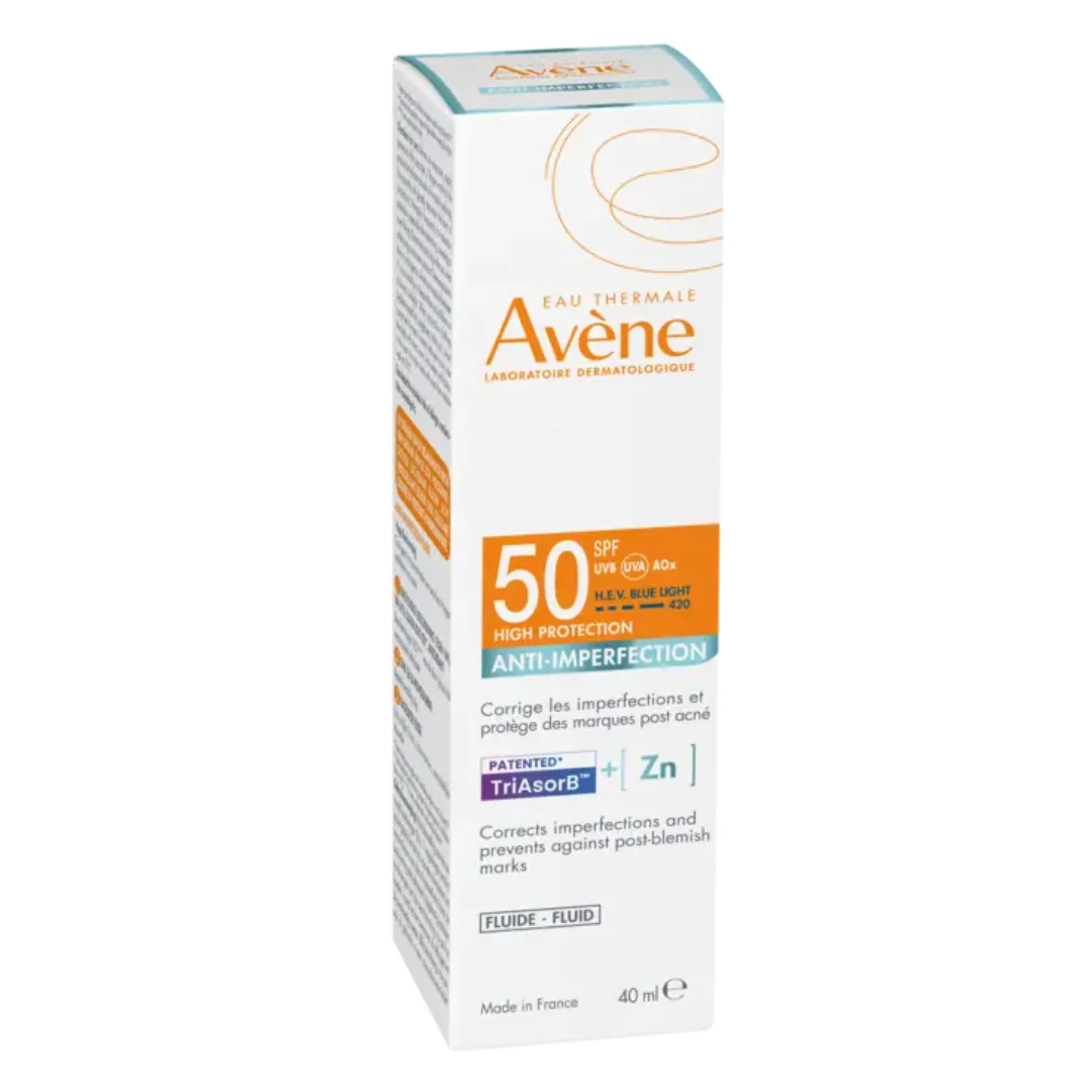 Fluid de protectie solara anti-imperfectiuni SPF50, 40ml, Avene