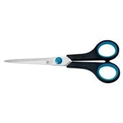 Foarfeca A-series, Soft Grip, 17. 8 cm, otel, negru