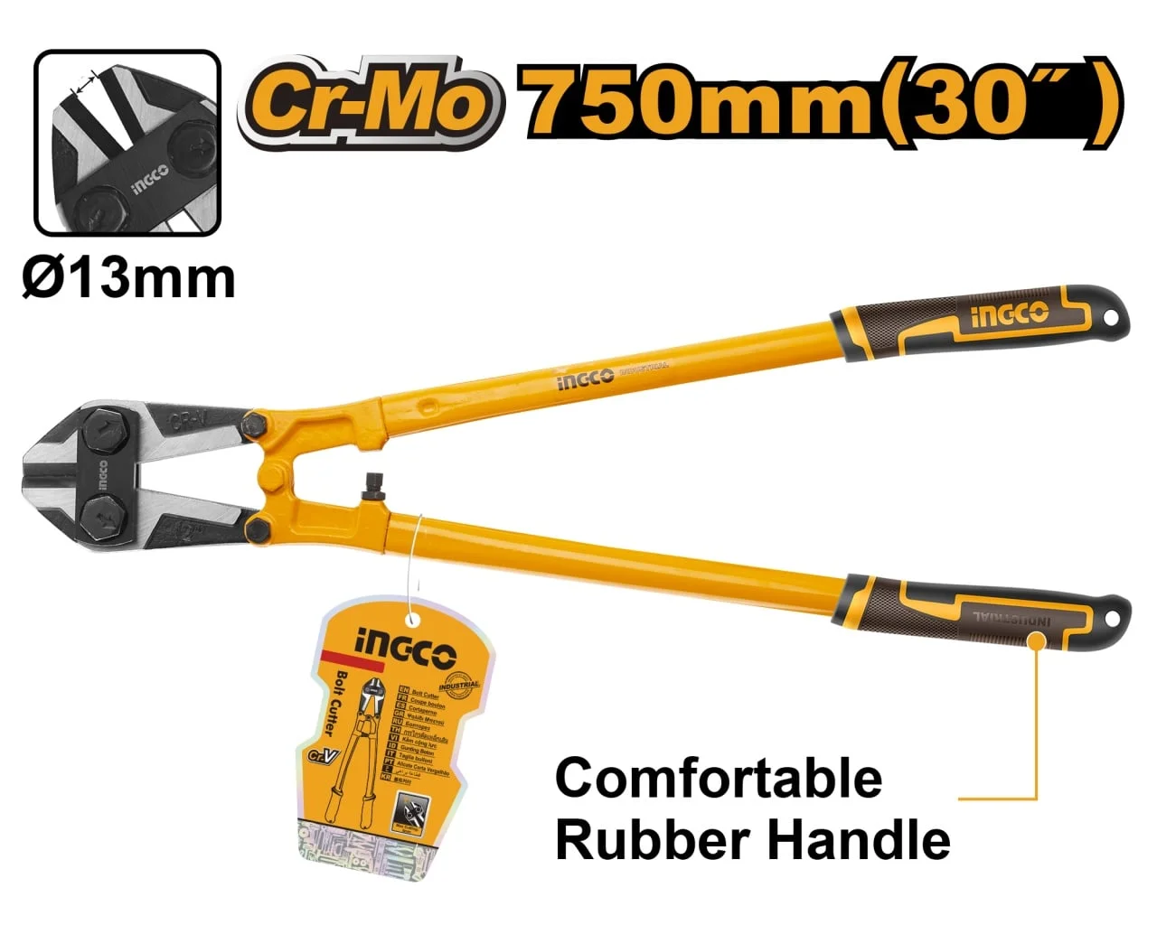 Foarfeca Fier Beton 60cm (24'') INGCO HBC0824 – Precizie si Forta pentru Taierea Armaturilor