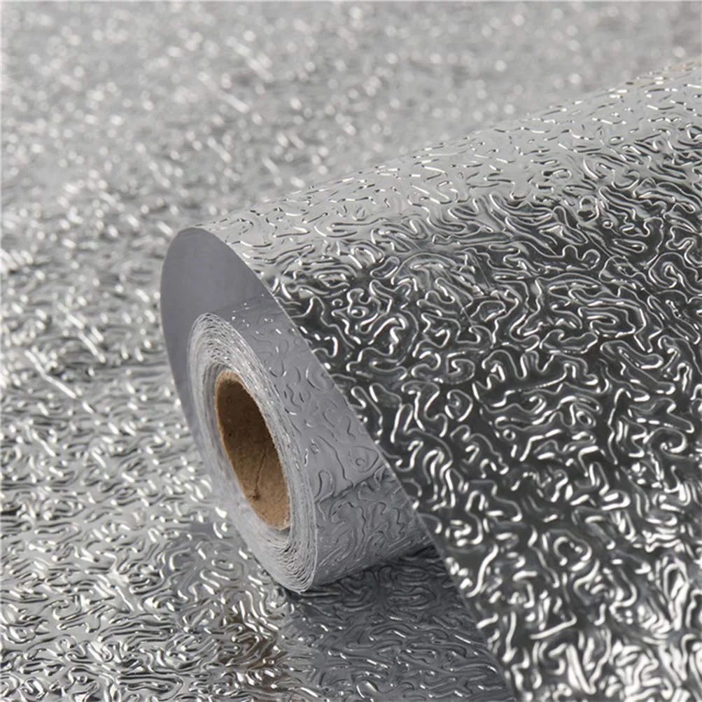 Folie Aluminiu Autoadeziva ARGINTIE Rezistenta 60x300 cm LY