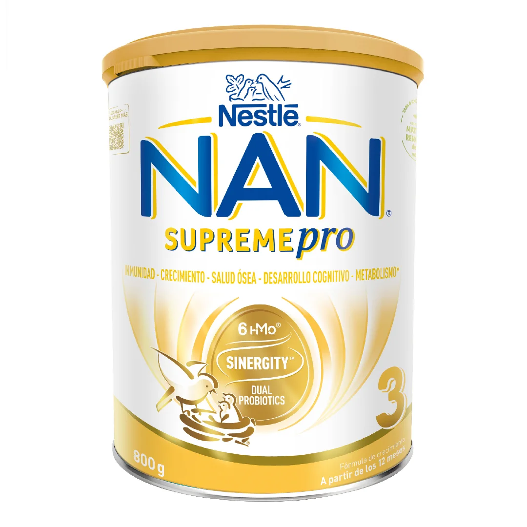 Formula de lapte praf Nan 3 Supreme Pro, + 12 luni, 800 g, Nestle