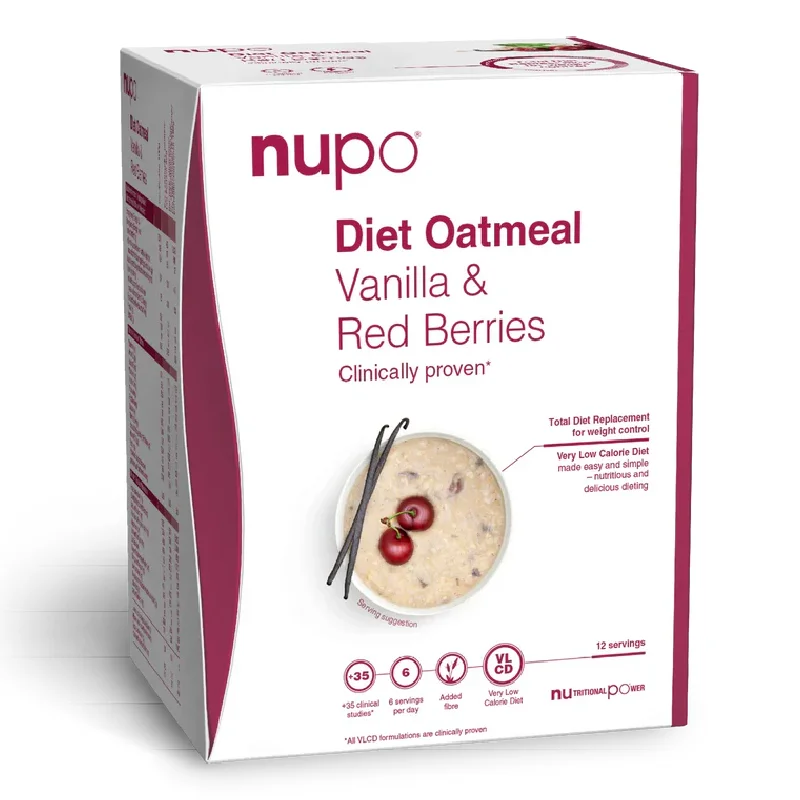Fulgi de ovaz cu fructe de padure si vanillie, 12 portii, Dieta Nupo