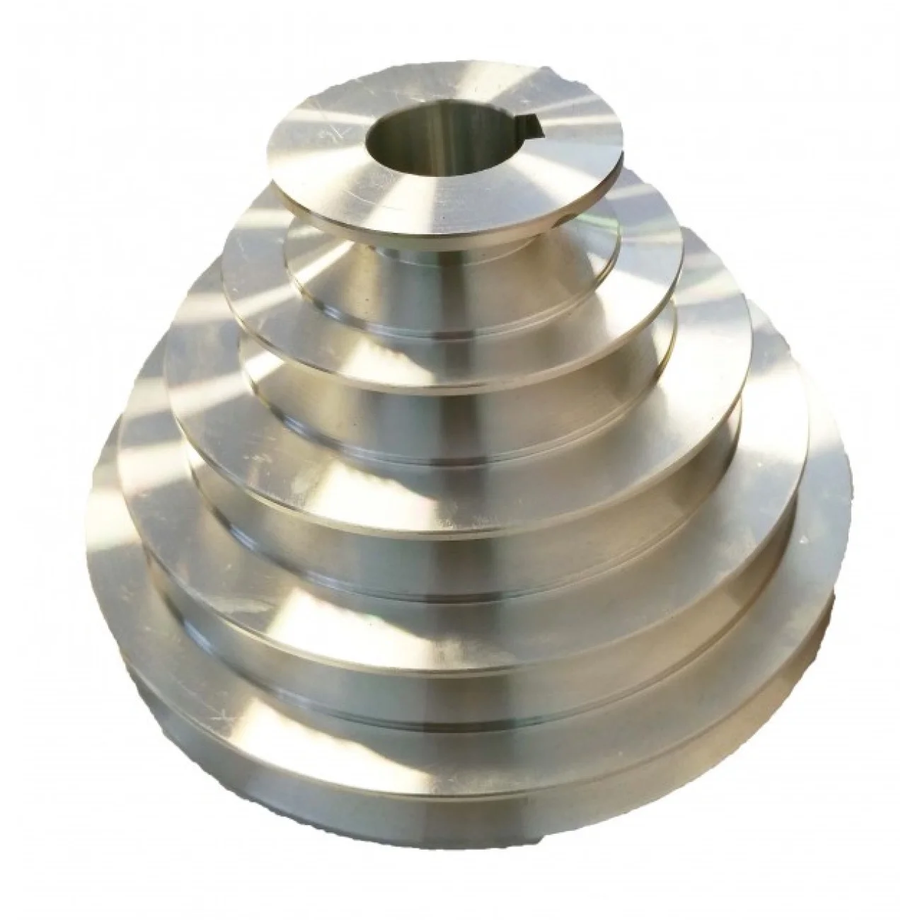 Fulie pentru motor electric ax motor-24mm, 54 mm ext mic - 150 ext mare Piramidala