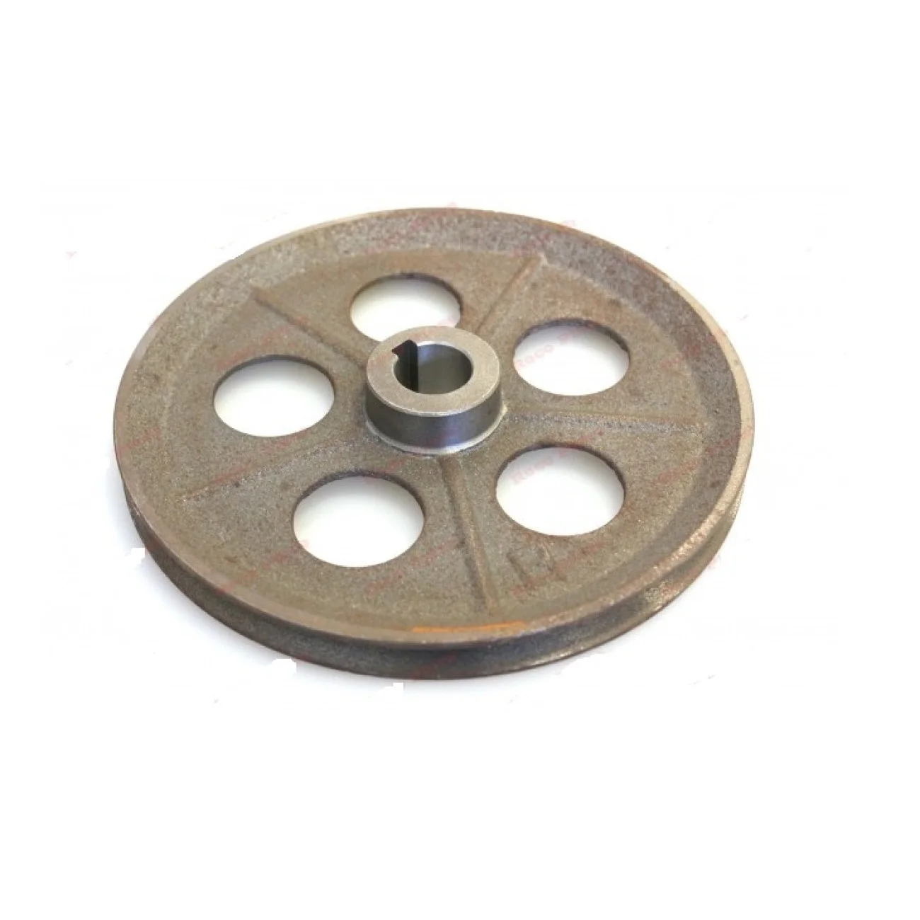 Fulie pentru motor electric cu gauri int ax 24 mm - ext 150 mm