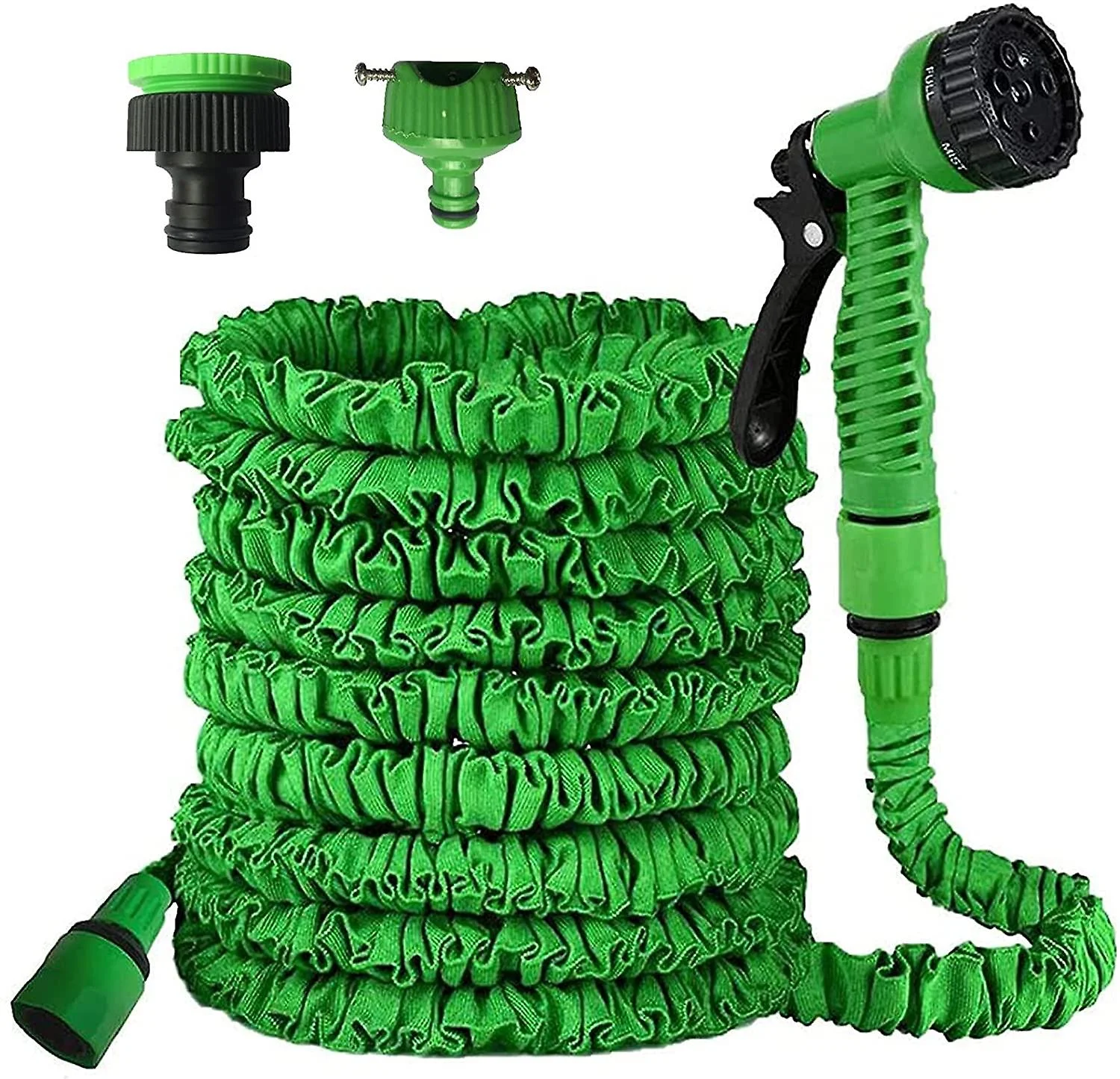 Furtun Extensibil Creponat  15m  MAGIC HOSE  VERDE