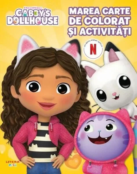 Gabby's Dollhouse. Marea carte de colorat și activități - Paperback brosat - *** - Litera mică