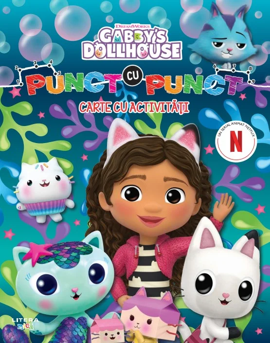 Gabby's Dollhouse. Punct cu punct. Carte cu activitati