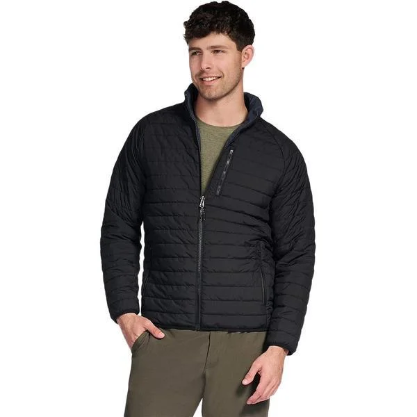 Geaca barbati Skechers GO SHIELD Cozy Fit Altitude Reversible Jacket JA139-BBLM, L, Negru