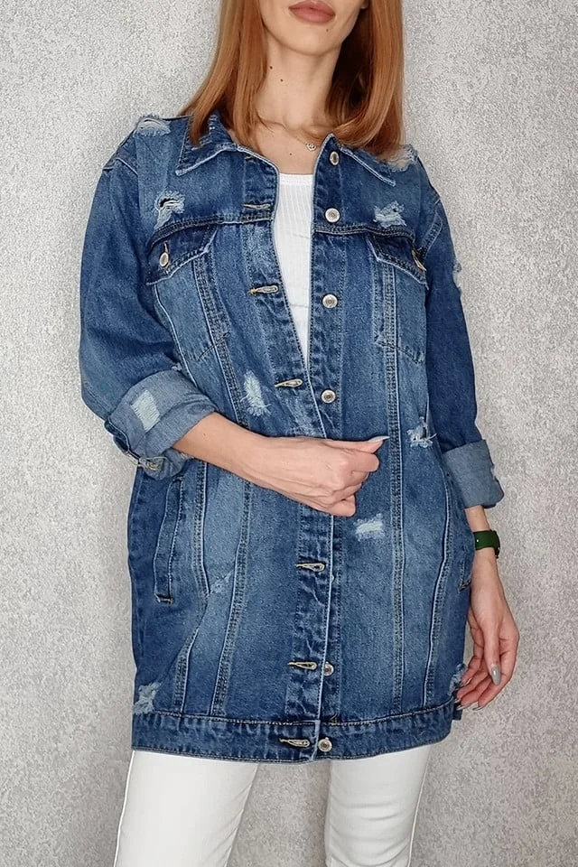 Geaca de blug lunga Ashe