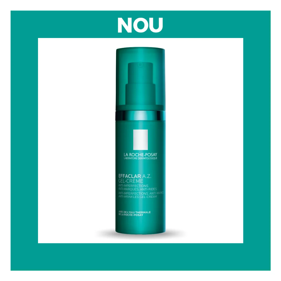 Gel-crema cu eficacitate dubla asupra imperfectiunilor si semnelor de imbatranire Effaclar A.Z., 40ml, La Roche-Posay