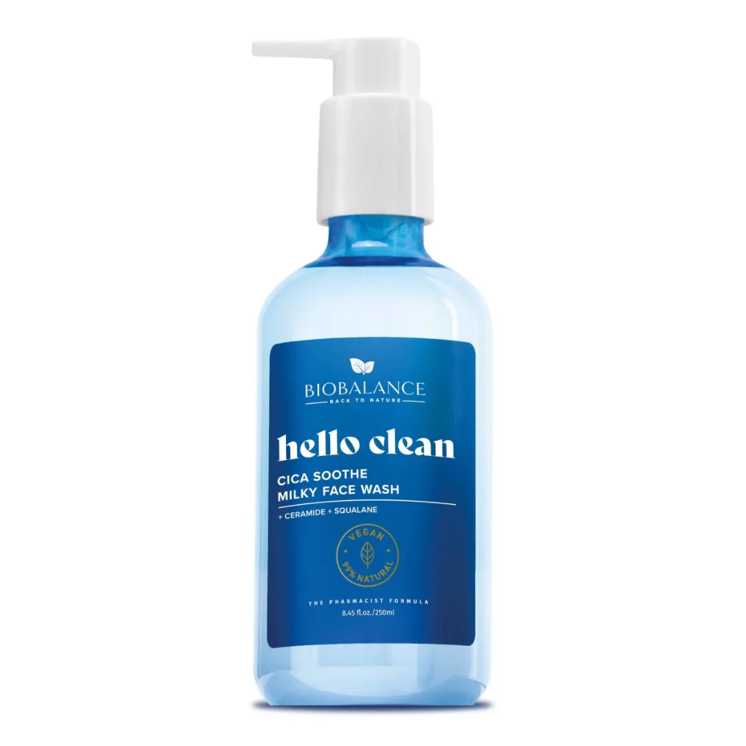Gel de curatare cremos cu Ceramide + Squalane Hello Clean Cica Soothe, 250ml, Bio Balance