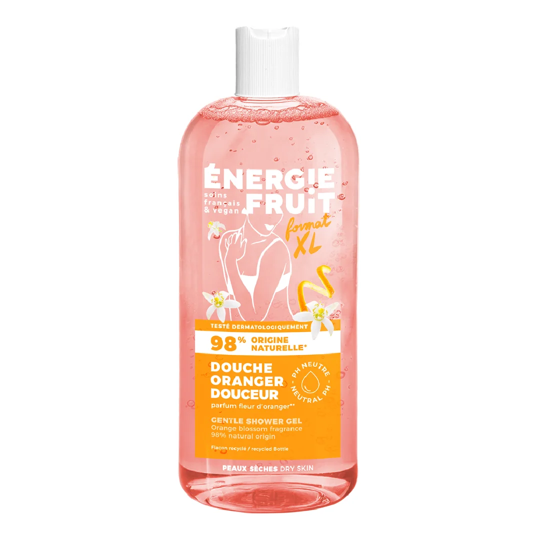 Gel de dus hidratant cu Floare de Portocal, 500 ml, Energie Fruit
