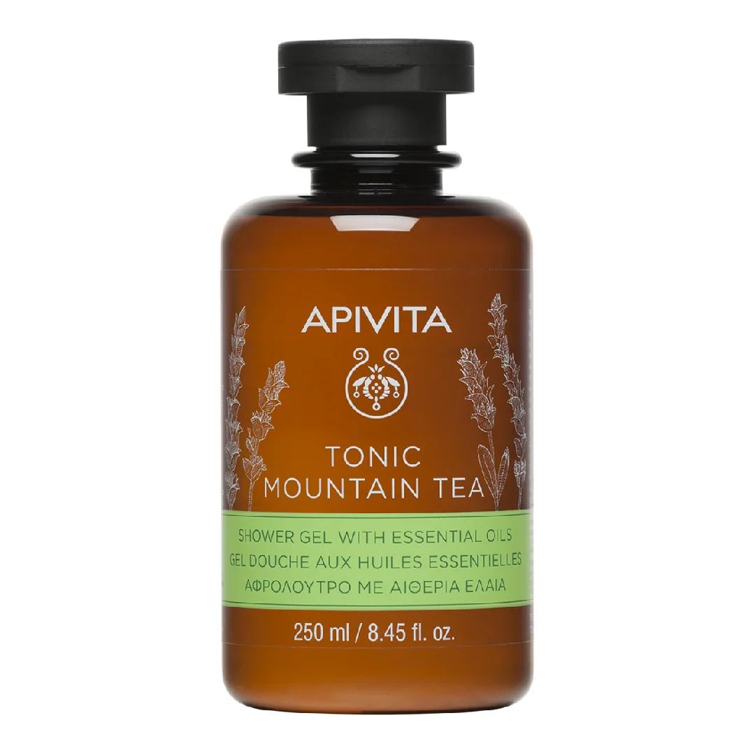 Gel dus cu ceai de munte, 250 ml, Apivita