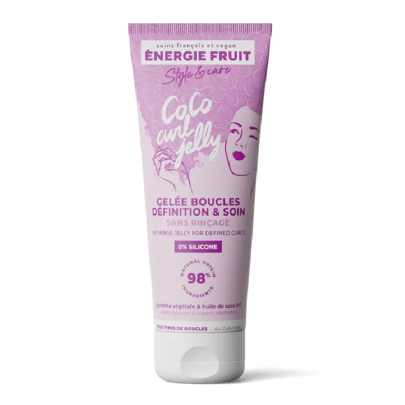 Gel pentru bucle definite cu ulei de cocos organic, 200 ml, Energie Fruit