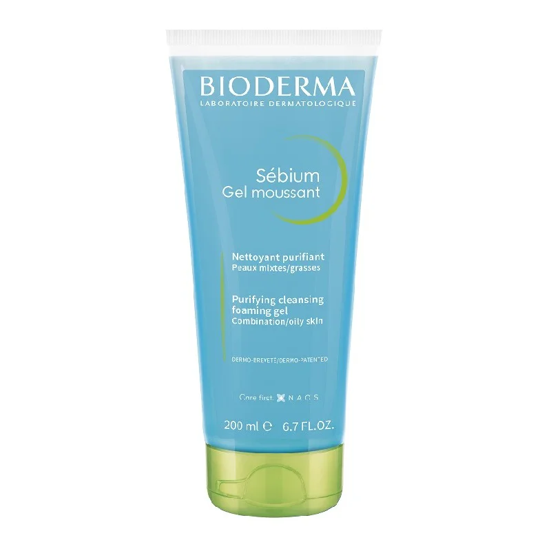 Gel spumant Sebium, 200 ml, Bioderma