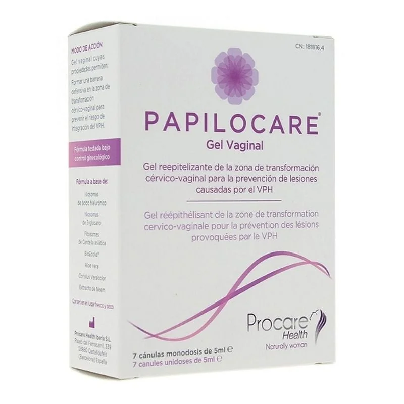 Gel vaginal Papilocare, 7 canule cu doza unica * 5 ml,  Gedeon Richter