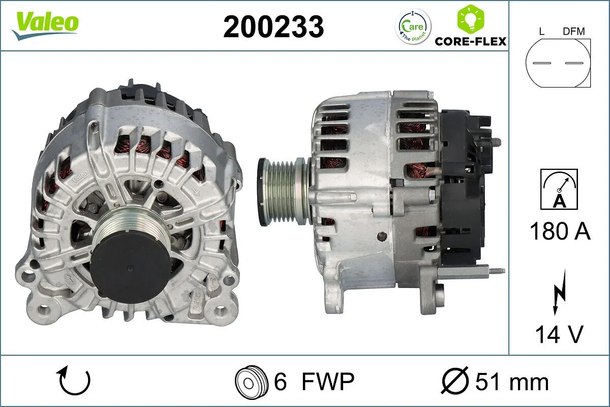 Generator / Alternator VALEO 200233