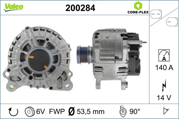 Generator / Alternator VALEO 200284