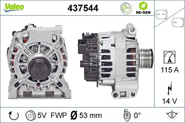 Generator / Alternator VALEO 437544