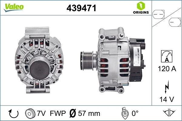 Generator / Alternator VALEO 439471