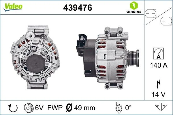 Generator / Alternator VALEO 439476