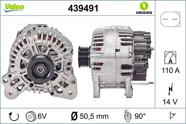 Generator / Alternator VALEO 439491