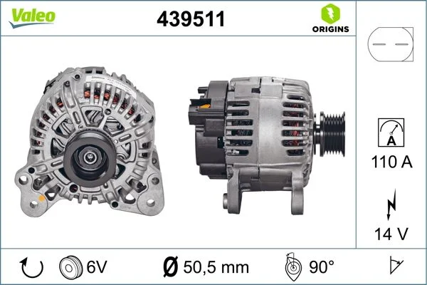 Generator / Alternator VALEO 439511